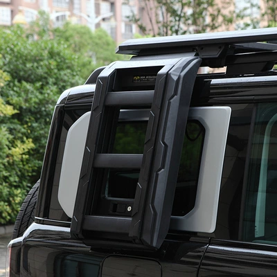 Climbing Ladder Side Tent — Roof rack
