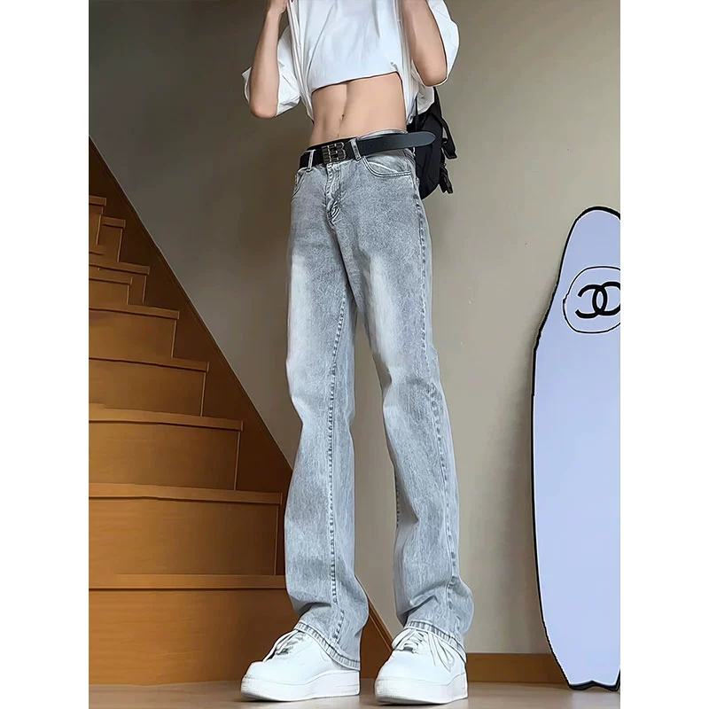 Осенние джинсы, брюки, SlimFit, свободный прямой покрой, американский стиль