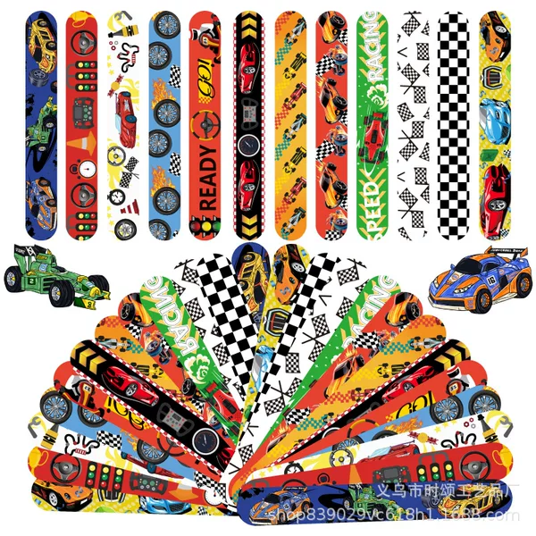 Amazon Cross-Border Racing Snap Ring Bracelet Children's Party Decoration Go-Kart Snap Ring Bracelet