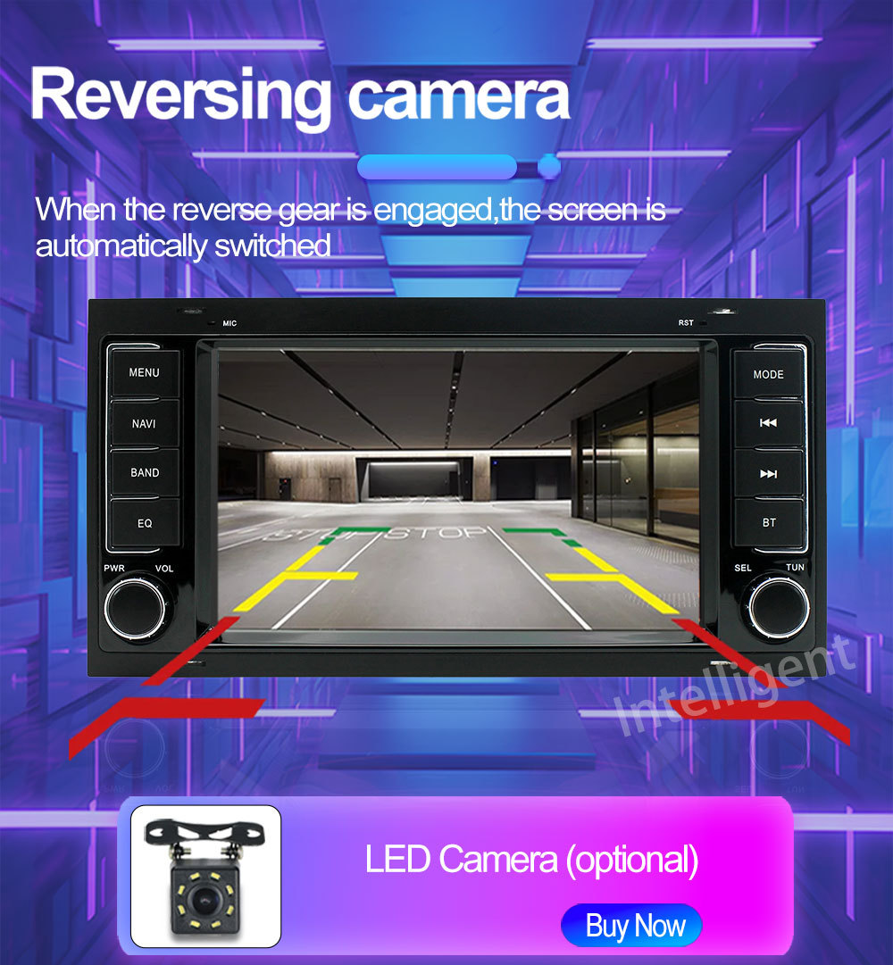 Suitable for Volkswagen Touareg 7inch Car Gps Bluetooth Wireless Carplay Navigation System Central Control Dvd4G Large Screen