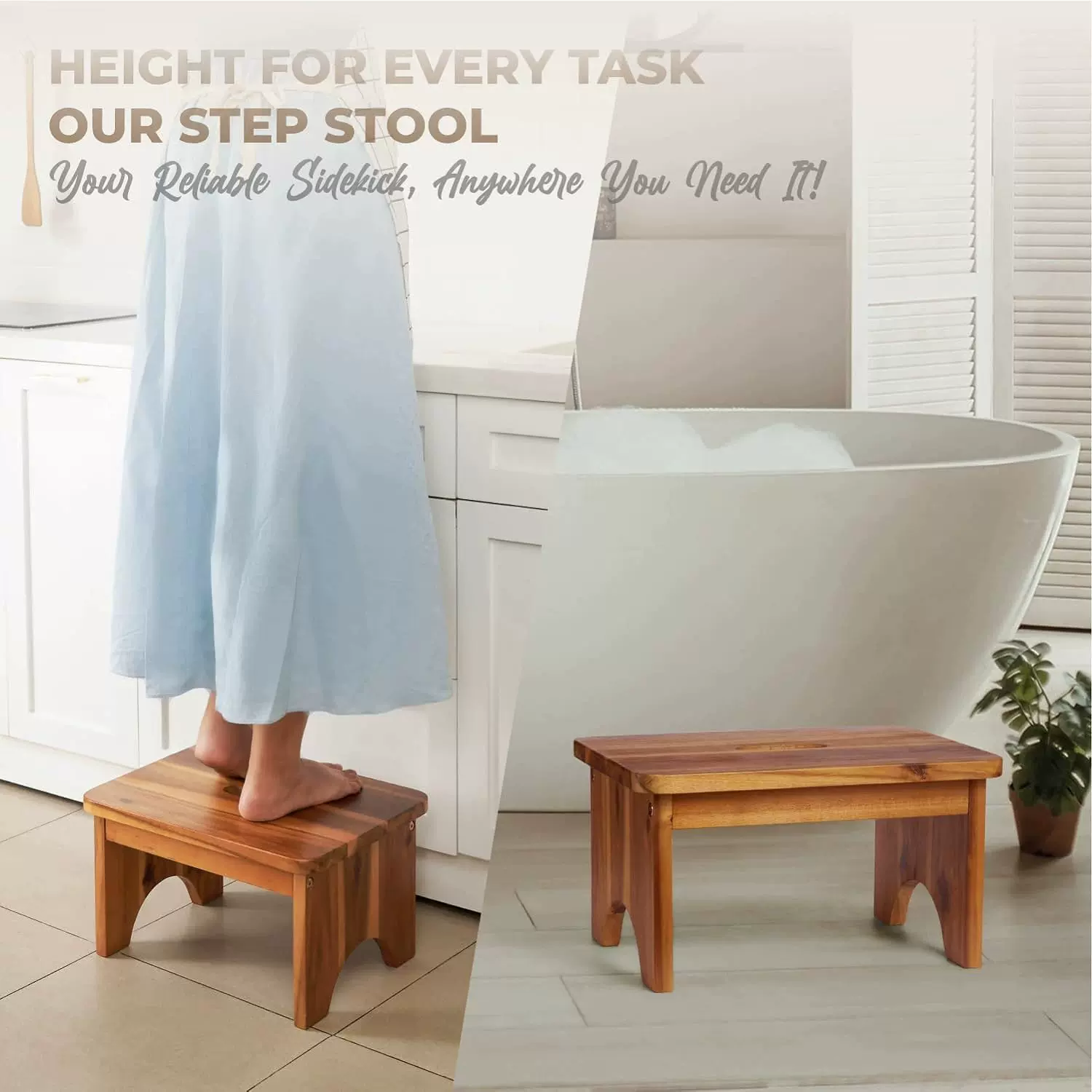 木质儿童凳浴室马桶凳家用脚踏凳便携式厨房宝宝凳实木踏脚凳