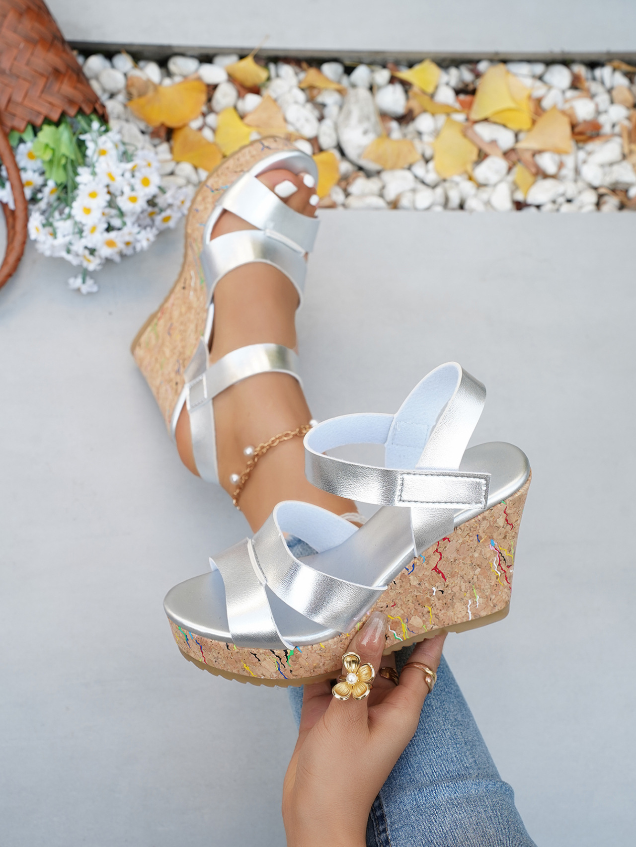 Plus Size Wedge Sandals For Women Summer Roman Style Platform_voghion.com