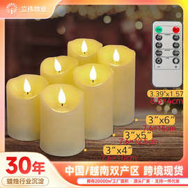 现货led电子蜡烛光身水滴头塑料酒店KTV可遥控无烟生日婚礼氛围灯