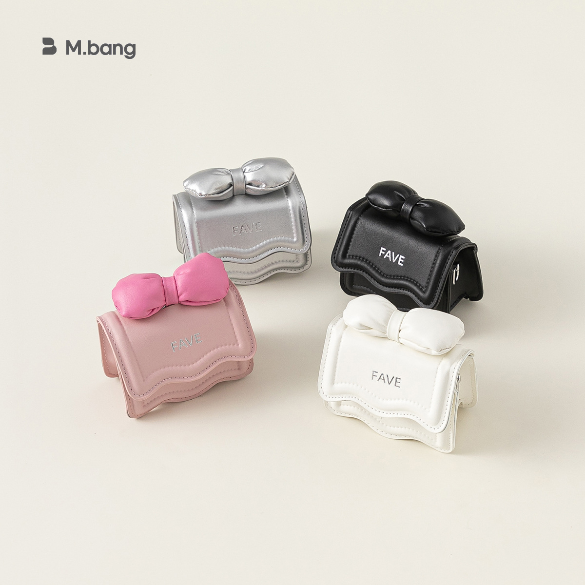 Babycity Children's Handbag Girl's Bow Mini Square Bag Girl's Shoulder Bagy PS24018