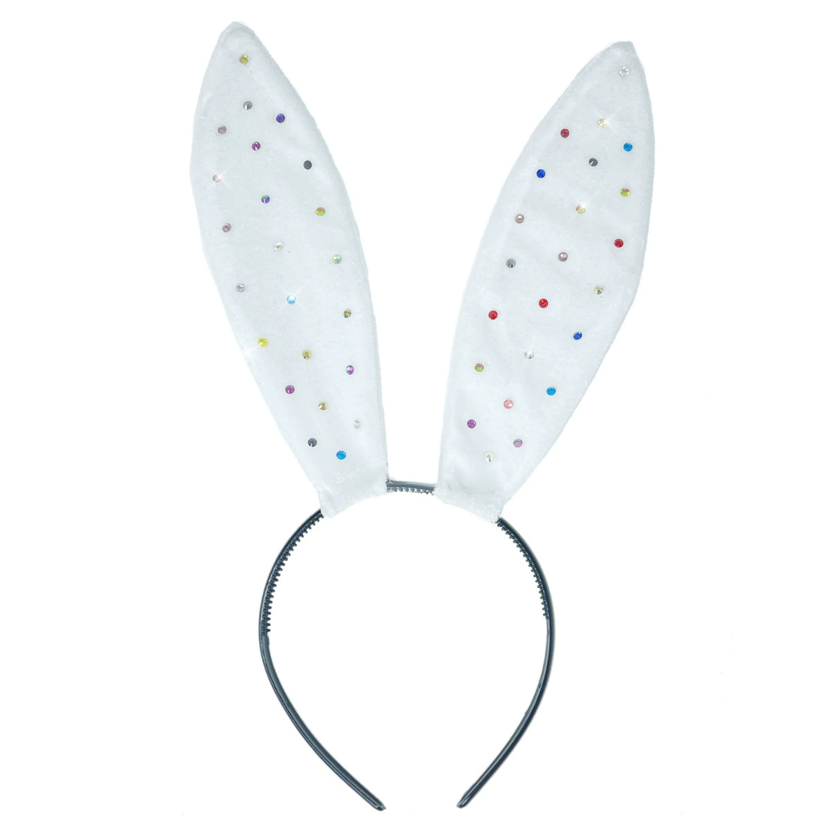 Headband Red Rabbit Lace Ears, Handmade Hair Accessory, High-Quality Graduation Party Style