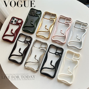 Electroplated Glossy Snake Iphone14/13 Suitable for 12/11 Apple 17/16/15Promax Mobile Phone Case