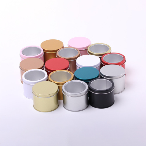 马口铁圆形铁罐饰品包装罐数码电子产品磁铁魔方包装礼品铁盒