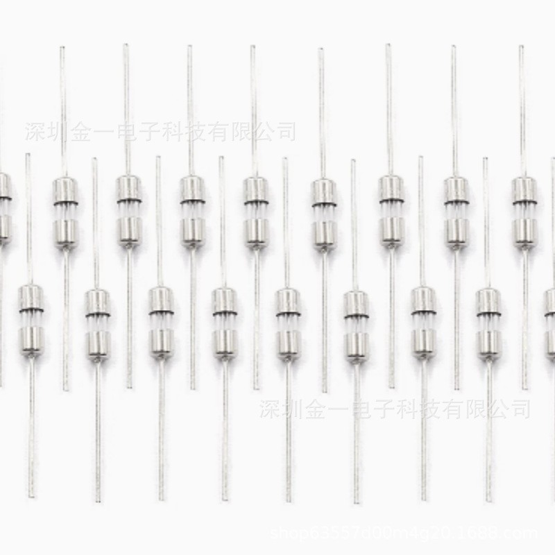 3.6X10MM 20A慢断玻璃保险丝管 带引脚一包200只