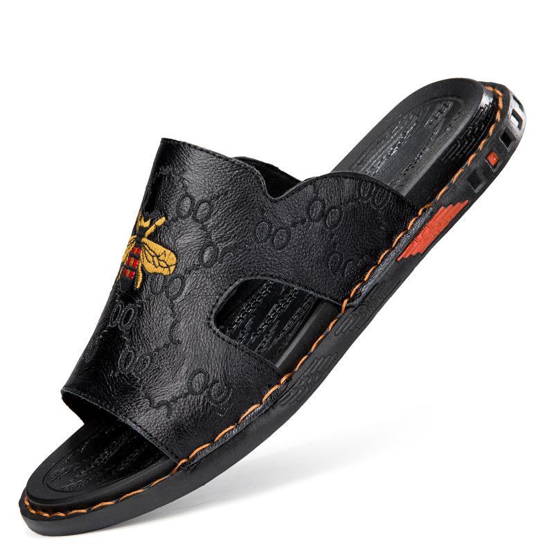 2023 새로운 국경 플러스 사이즈 진짜 카우보이 여름 유행 남성 슬리퍼