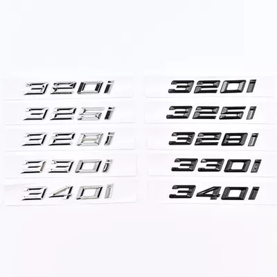 displacement badge, 340i car emblem — Car logo