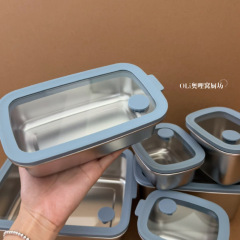 304ステンレス鮮度保持ボックス冷蔵庫冷蔵食品収納ボックス海鮮肉準備ボックス冷凍ボックス