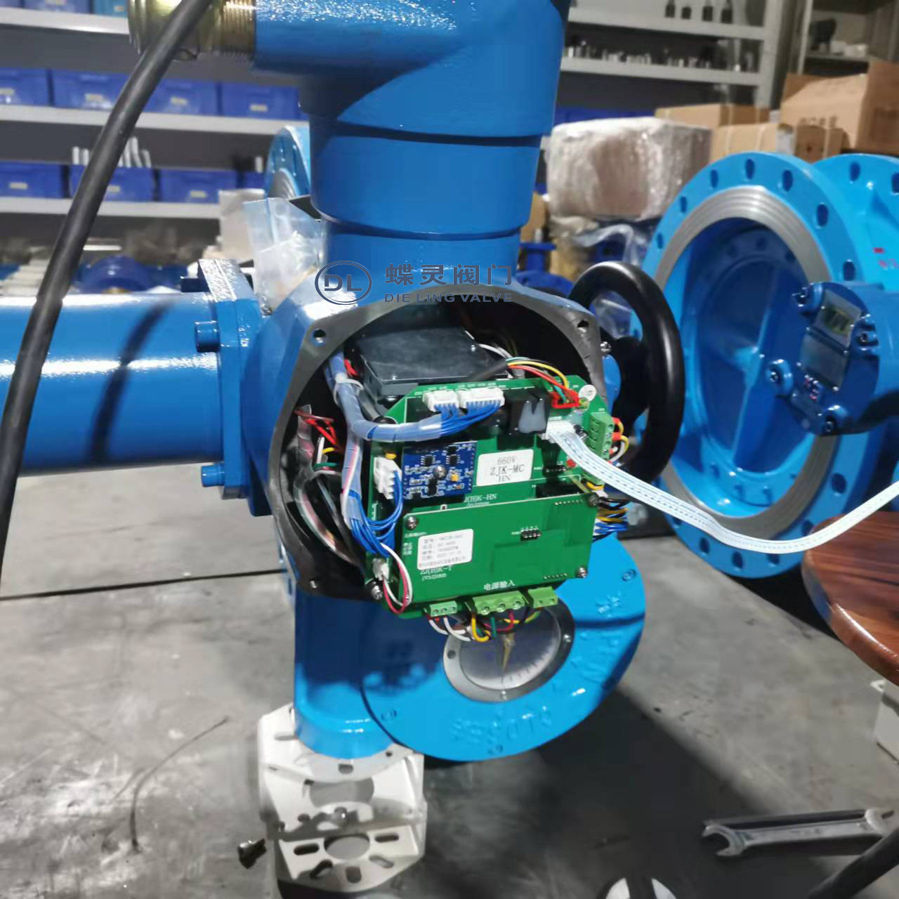 瓦斯专用电动调节防爆型蝶阀 WSD943H-16C DN100瓦斯电动法兰蝶阀