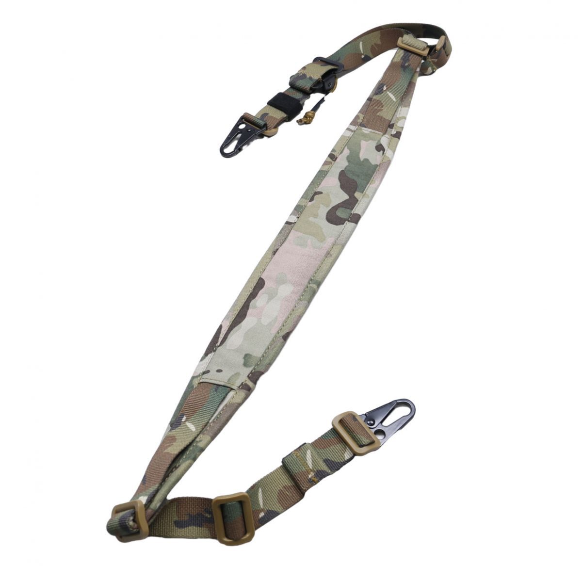 Correa de hombro táctica, cinturón de ajuste rápido, cinturón de arma de nylon 500D, cable de eslingas de dos puntas