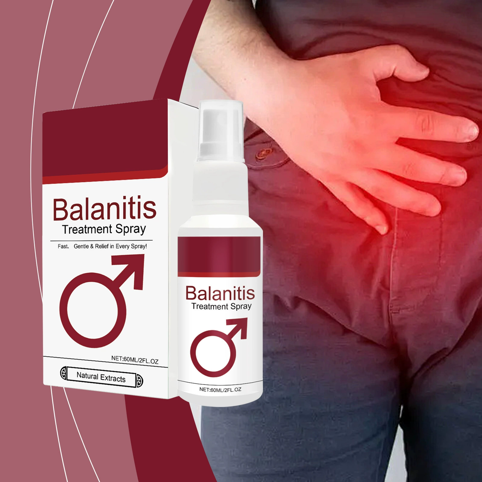 Мужской спрей для ухода за телом Нежная формула Ежедневный очищающий уход Мужской охлаждающий и клетчатый спрей для тела