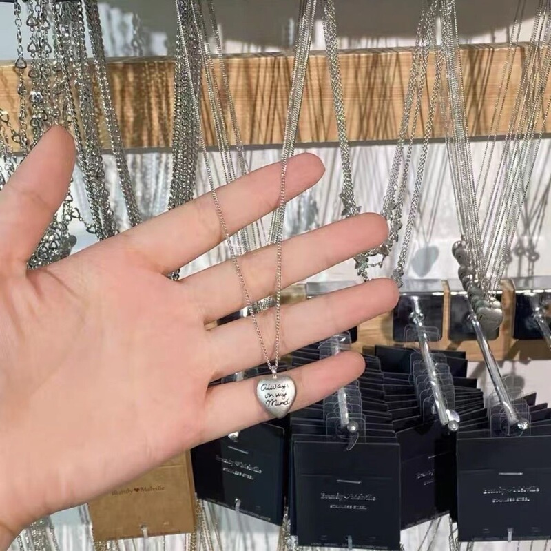 New brandymelville vintage love bm necklace women sweet cute Joker necklace wholesale