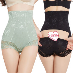 High-waist cinched abdomen postpartum slimming pure cotton crotch stomach-lifting buttock-shaping waist-shaping body-shaping women's underwear wholesale