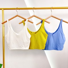 Xiyang Muxue yoga clothing women's top sports shock-proof vest push-up running fitness yoga beautiful back bra