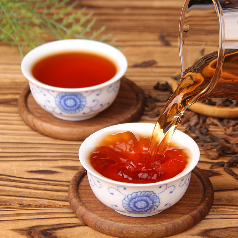 宫廷普洱茶熟茶散茶勐海古熟班章金芽普洱茶特级熟普散装茶叶批发