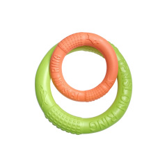 EVA Pet Flyer Ring Dog Flying Disc with Foamed Durable Edge for Border Collie Training, Outdoor Solid Circle Flying Disc Toy