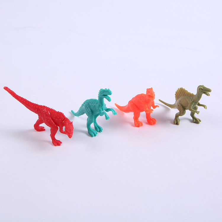 Suministro directo de origen 12 pequeño modelo dinosaurio arqueológico accesorios juguete empuje ciego caja huevo torcido regalo