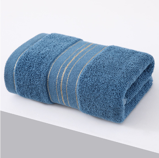 Towel Made of Pure Cotton with Embroidered Logo, Company Welfare Face Towel, Soft and Absorbent Face Towel