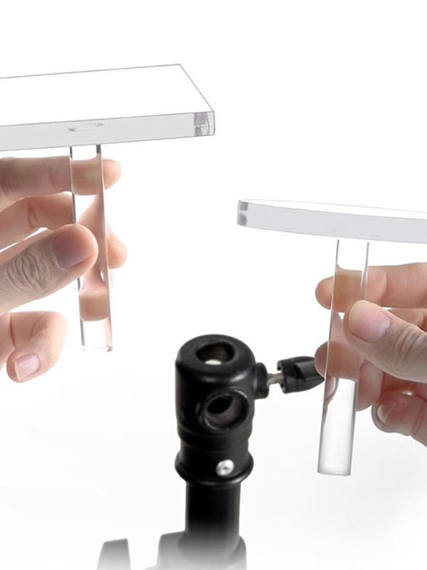 Acrylic Square Round Still Life Table Support Table Photography Props Drink Shooting Still Life Product Shooting Light Stand