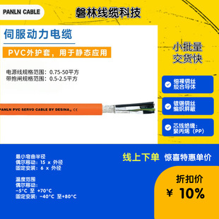 PVC Servo Cable Composite Shielded Power Cable 4G6 (3*1.5)