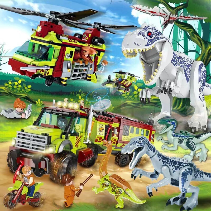 Square Orange Blocks Compatible with Lego Jurassic Dinosaur Series Tyrannosaurus Rex Puzzle Assembled Boys Toys Children Gift Square Orange Blocks Compatible with Lego Jurassic Dinosaur Series Tyrannosaurus Rex Puzzle Assembled Boys Toys Children Gift