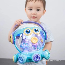 儿童拍拍音乐宝宝充电早教章鱼手拍旋转益智木马婴儿1可充电玩具3