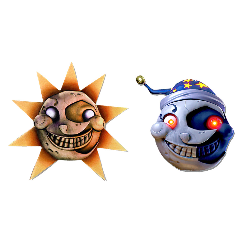 Halloween Sundrop Fnaf Luna Sol final Head Cosplay Siamés medias vulnerabilidad de seguridad