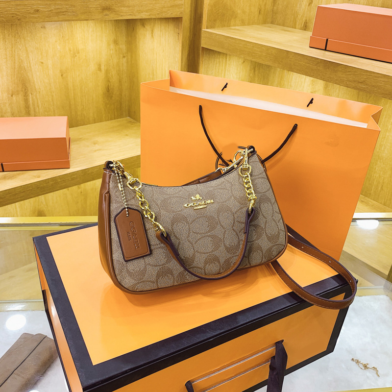 This Year's Trendy Small Bags for Women 2025 New Style Internet Celebrity Underarm Bag Retro Printed Crossbody Bag Versatile Shoulder Bag