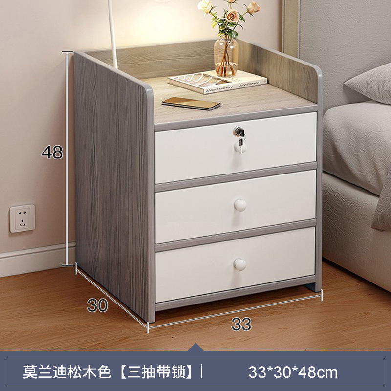 [클래식] 잠금 장치가 있는 3개의 조임끈, 모란디 그레이 + 화이트