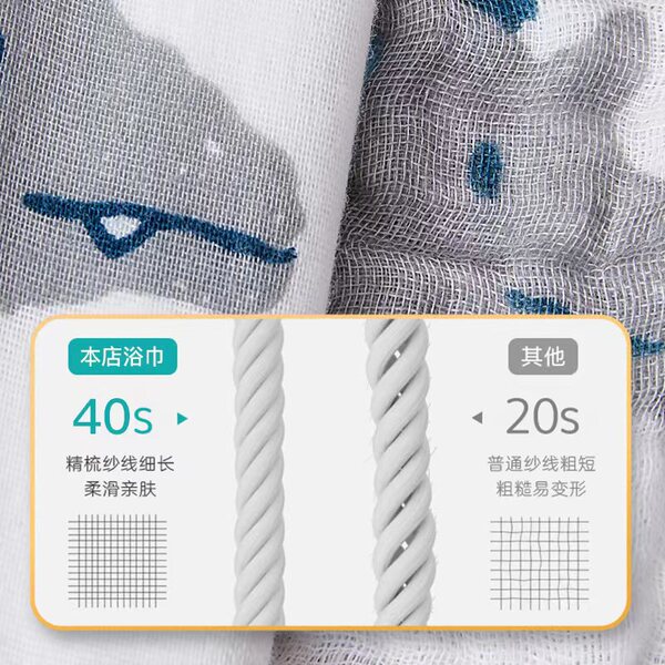 Children's gauze bath towel