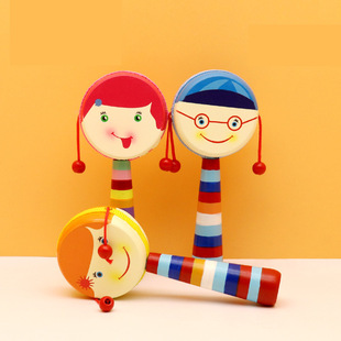 Baby Toys Cartoon-made Toys Rattle-drummer Rattle 0-1 Years Old Newborn Children Baby Early Education
