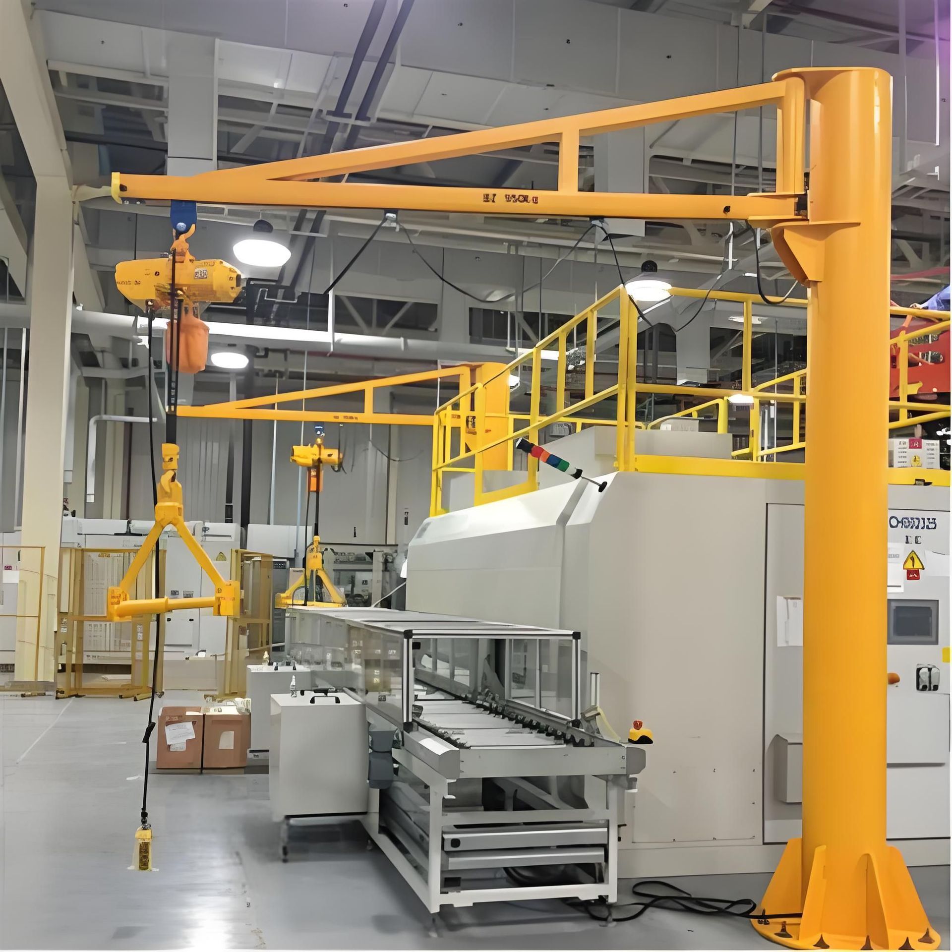 专业销售KBK200kg悬臂起重机 柱式小型悬臂起重机物料搬运悬臂起