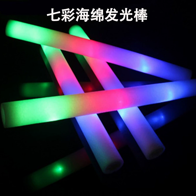 Colorful sponge big flashing light stick from foam