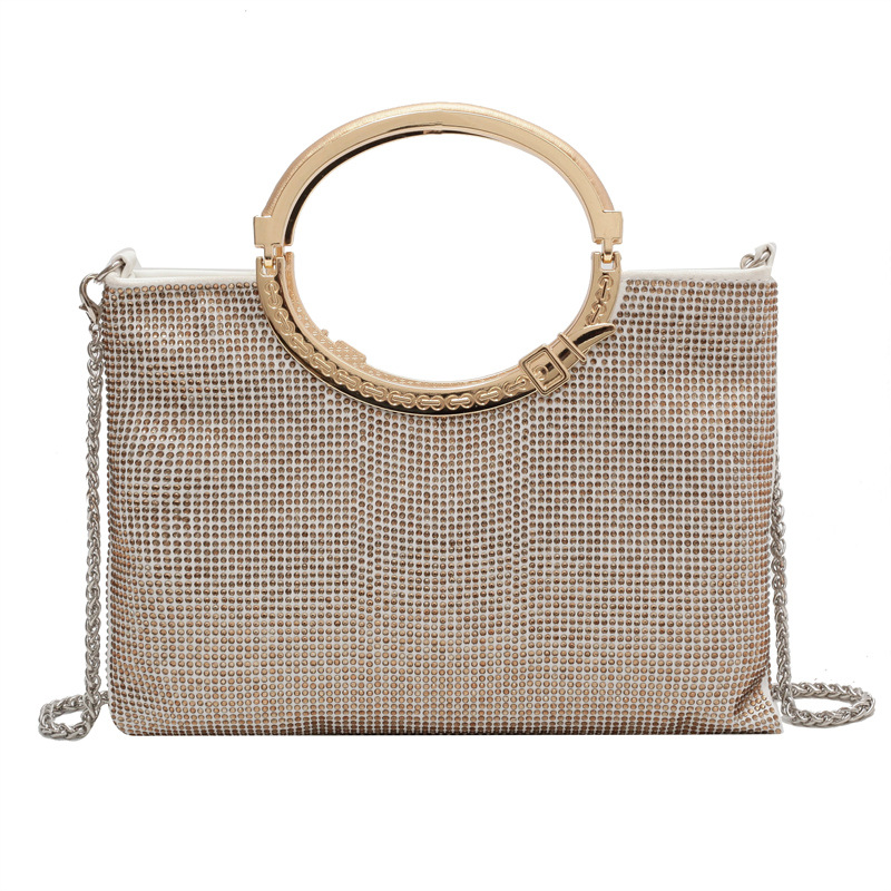 Cross-Border Amazon Style Trendy Evening Bag Party Clutch Sparkling Handbag For Banquets - Thumbnail 7