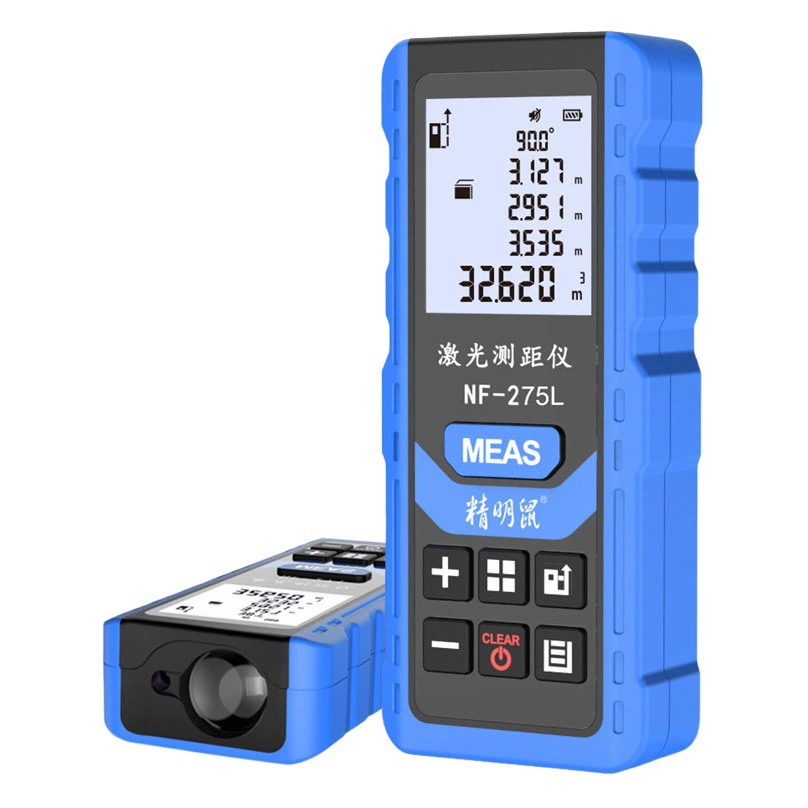 Умная мышь NF-271 Производитель Ручной красный свет Лазерный дальномер Инфракрасный измерительный прибор для комнаты Электронная линейка Полная станция Инструмент
