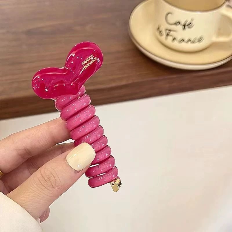 クロスボーダー編み込み電話コードヘアゴムパールストレート編み込みツール女性のハイポニーテールバブル編み込みヘアロープヘアアクセサリー|undefined