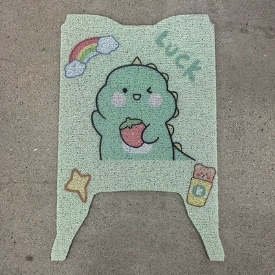 Electric vehicle foot mat — Second Generation Electric Motorcycle Foot Mat - tailing-cangqiong-2026-electric-motorcycle-green-dinosaur