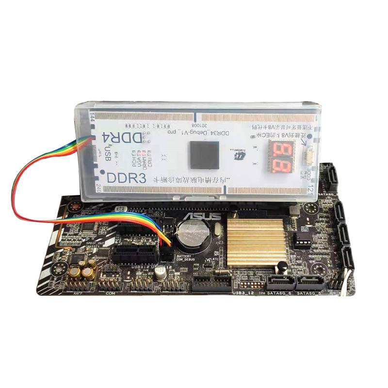 Desktop laptop motherboard Tarjeta de diagnóstico tarjeta de prueba de interfaz de memoria DEBUG \ LPC \ DDR3 \ DDR4