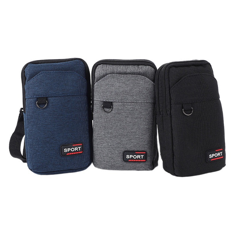 Exclusive for Regular Customers: Men's Canvas Bag, Coin Purse, Large Capacity Money Pouch, Men's Crossbody Bag, Portable Phone Bag, Waist Bag