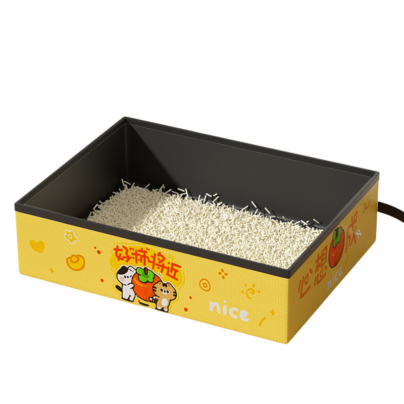 Lavabo para gatos portátil, exterior plegable de gran tamaño, inodoro para gatos impermeable, coche extra grande, gatito, lavabo para arena para gatos