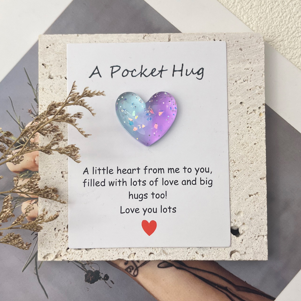 7g Weight Greeting Card Classification 1 Piece Quantity Holiday, Banquet, Party Occasion Resin Material Letter, Heart Shape Pattern Elegant, Lady, Romantic Style Elegant Lady Romantic Letter Heart Shape Resin Holiday Banquet Party Party Supplies Invitations 1 Piece 5