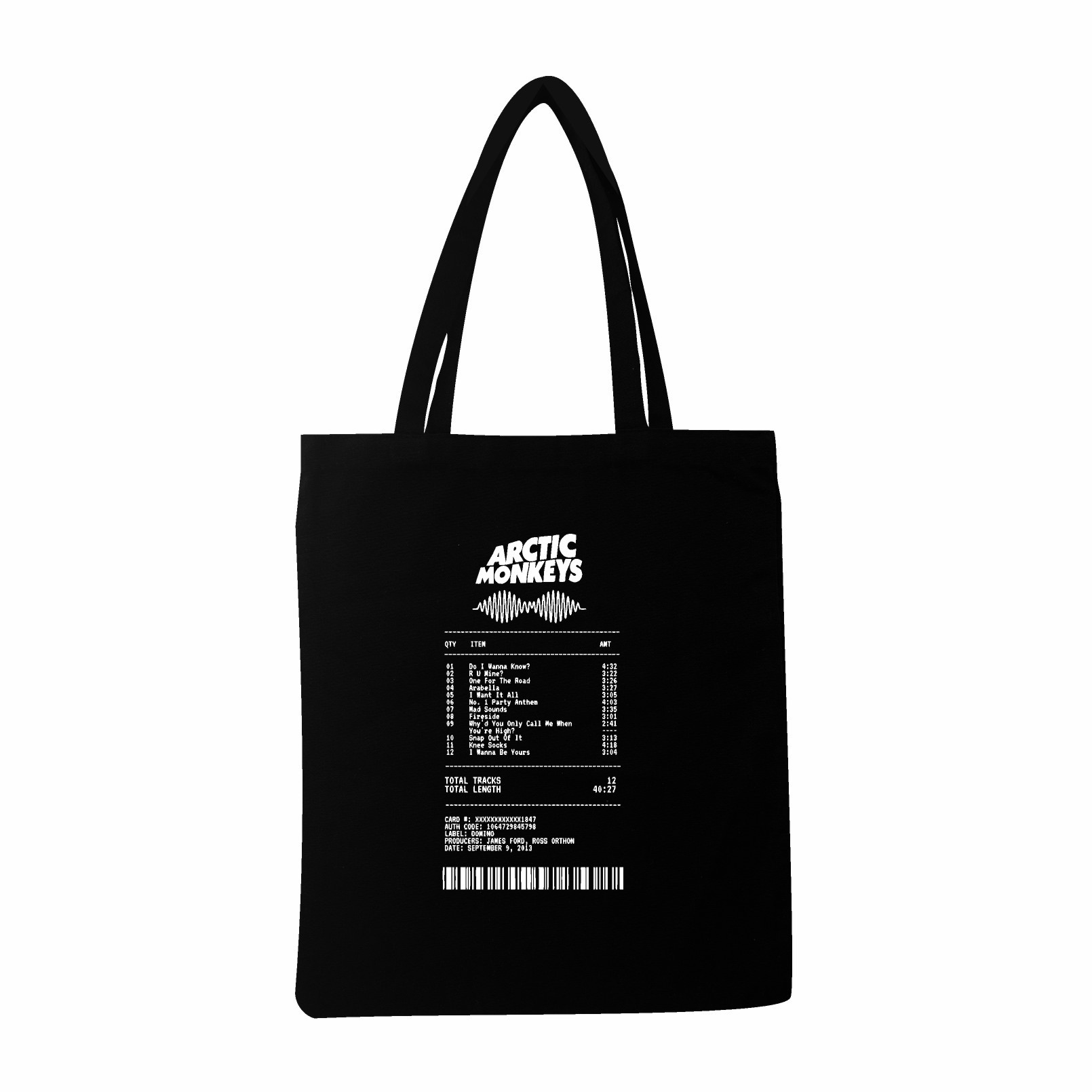 2025 nuevo anime japonés de dibujos animados rock mono ártico patrón de álbum de música de venta caliente bolsas de mano transfronterizas