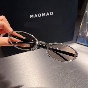 Retro light men's sunglasses, exclusive glasses, metallic color, retro Hong Kong 80s–90s style