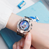 Ultra, cartoon children's watch, Ultraman Tiga, light watch for kindergarten for elementary school students, toy, 3-12 years