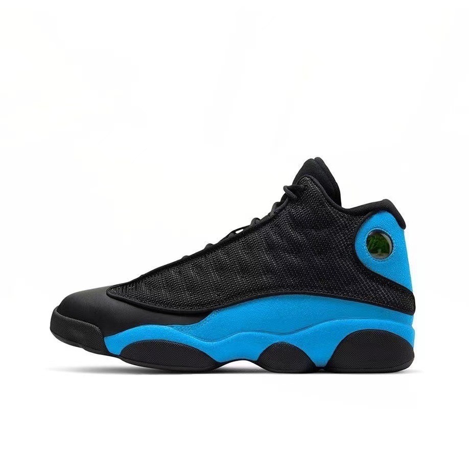 Putian zapatos transfronterizos AJ13 negro y blanco Panda empresa Joe13 alto blanco azul obsidiana zapatos de baloncesto para hombres y mujeres image 4