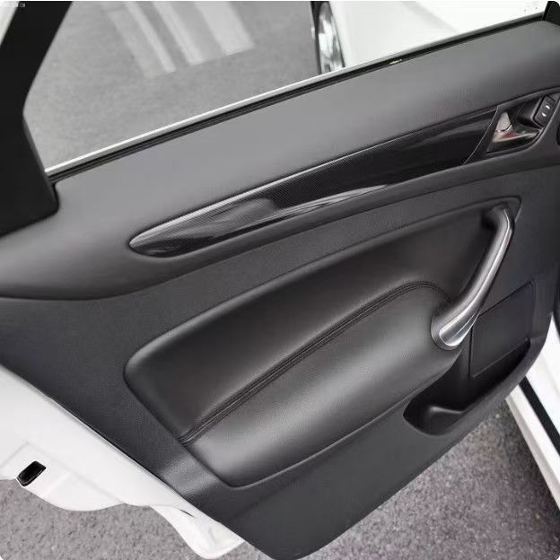 Suitable for 2007-2011 Mondeo Car Door Panel Covers, Interior Leather Door Lining Upgrade and Renovation, Made of Microfiber Material
