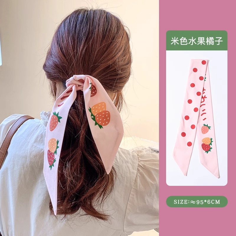 Dulce cabello roto, cinta, cuerda para el cabello, pañuelo de seda para el cabello atado de hadas francesas, lazo de alta calidad, cabello trenzado, una pieza, cuerda para el cabello, accesorios para el cabello